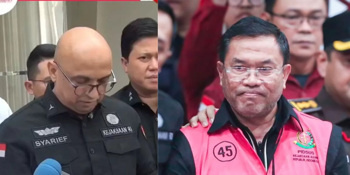 Dirdik Kejagung Syarief Sulaeman (kiri) saat ungkap alasan justice collaborator Sony Sonjaya ditolak (Kolase X/@PartaiSocmed, Instagram/@lambe_turah)