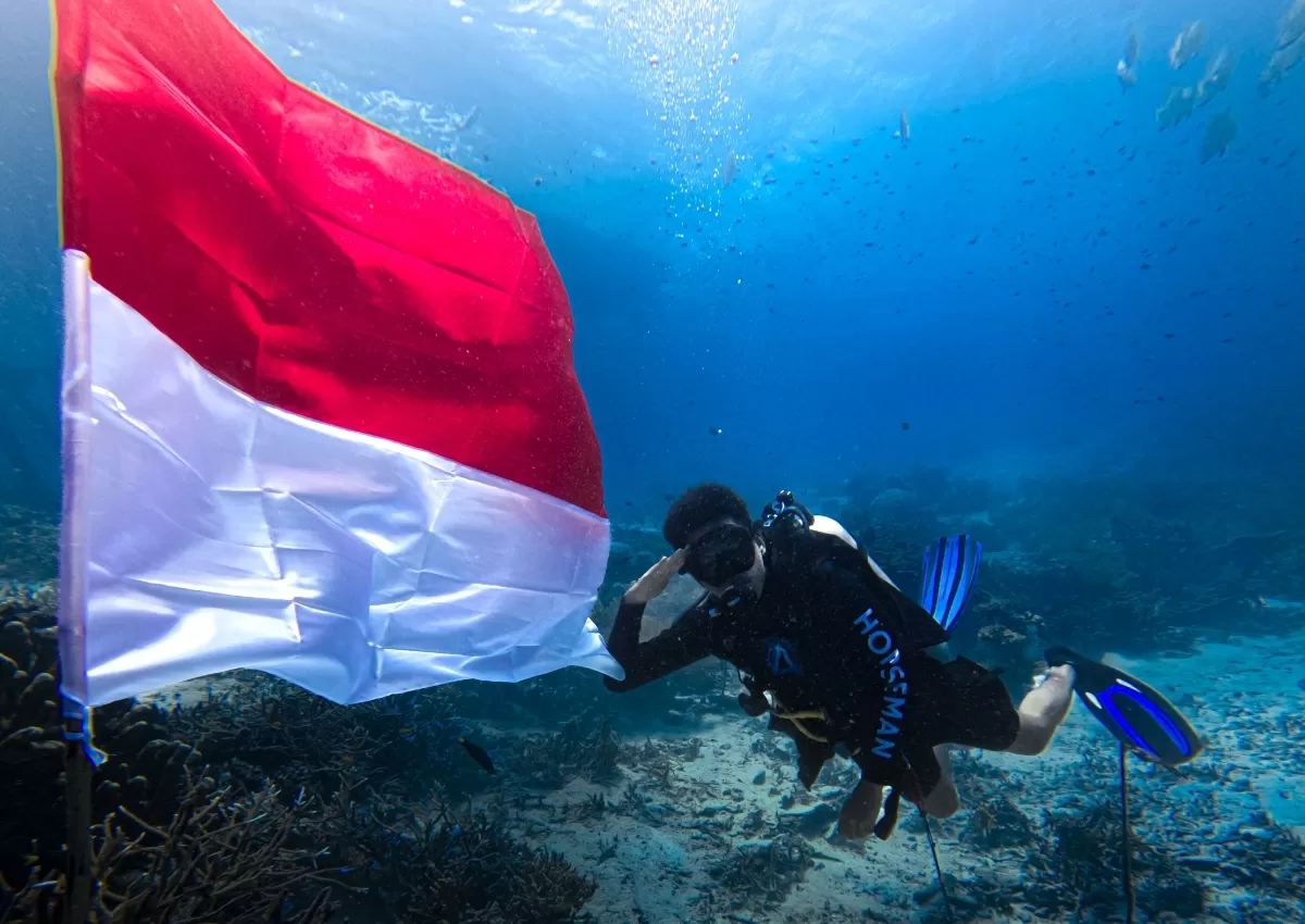 Ucapan Hari Kelautan Nasional 2026. (Pexels.com/Andi saiful Sidik)