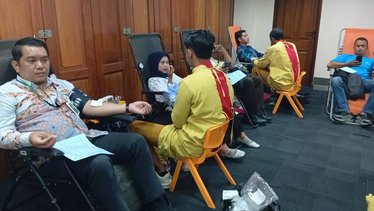 Jadi Lumbung Pendonor Terbesar UDD PMI Jember, Donor Darah Bank Indonesia Jaring 223 Kantong Darah. (Dok. PMI Jember)
