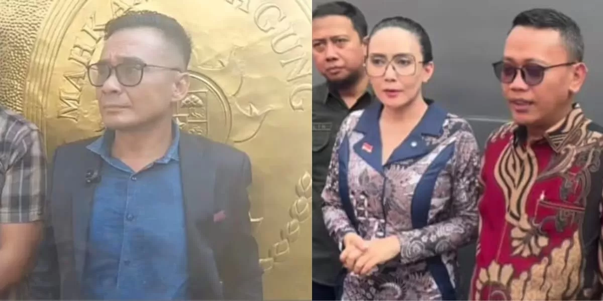 Julius P. Sembiring (kuasa hukum Reza Gladys) dan Rieke Diah Pitaloka  (YouTube Cumicumi )