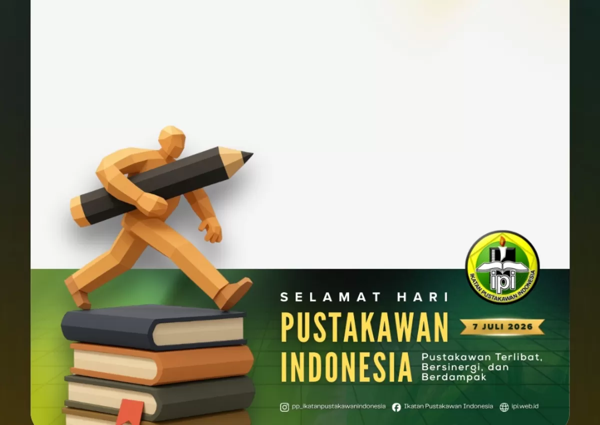 Twibbon Hari Pustakawan 2026. (Twibbonize.com/Humas Perpustakaan Nasional Republik Indonesia)