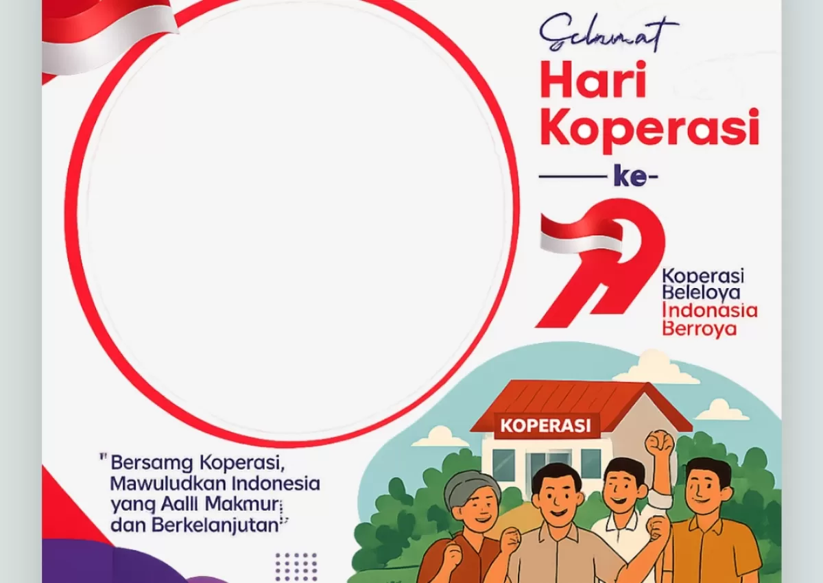 Twibbon Harkopnas 2026. (Twibbonize.com/Putri Syifa)
