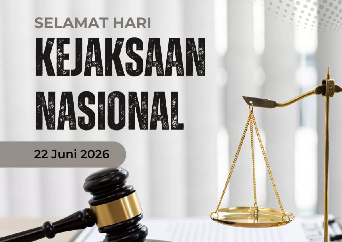 Poster Hari Kejaksaan RI 2026. (Canva.com/Creative Cousins)