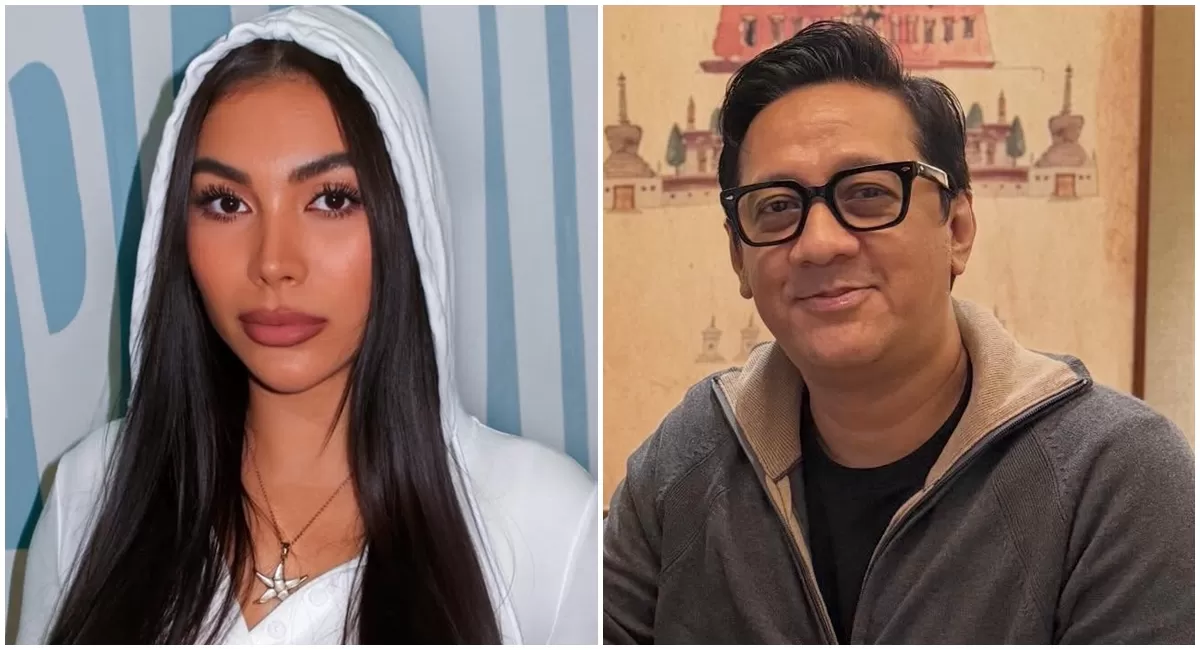 Potret YouTuber Yulia Baltschun sentil Andre Taulany yang ikut komentari konten video mengujat hujat Nyimas Laula hingga singgung soal body shaming (Instagram/yuliabaltschun/andreastaulany)