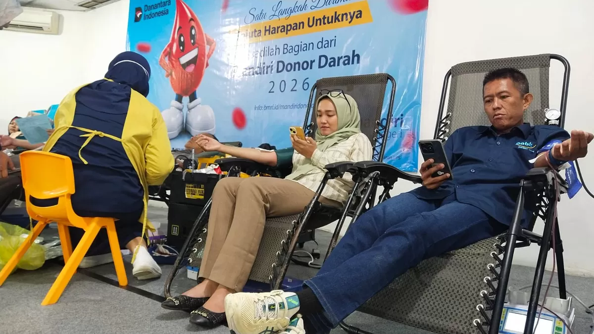 Unit Donor Darah (UDD) PMI Kabupaten Jember sukses menghimpun donasi sebanyak 22.390 kantong darah dari para relawan.