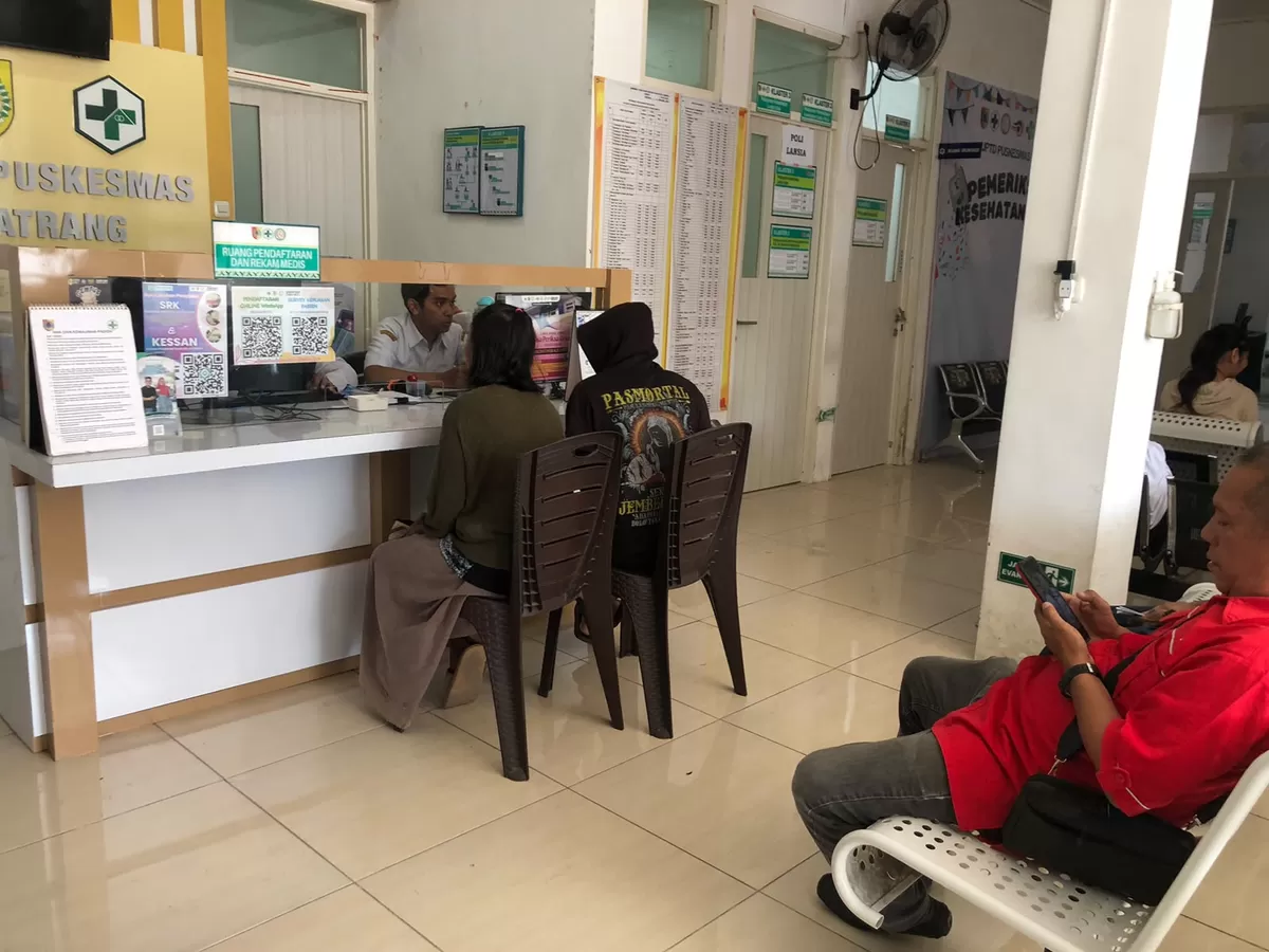 Potret pelayanan di Puskesmas Patrang, Jember.