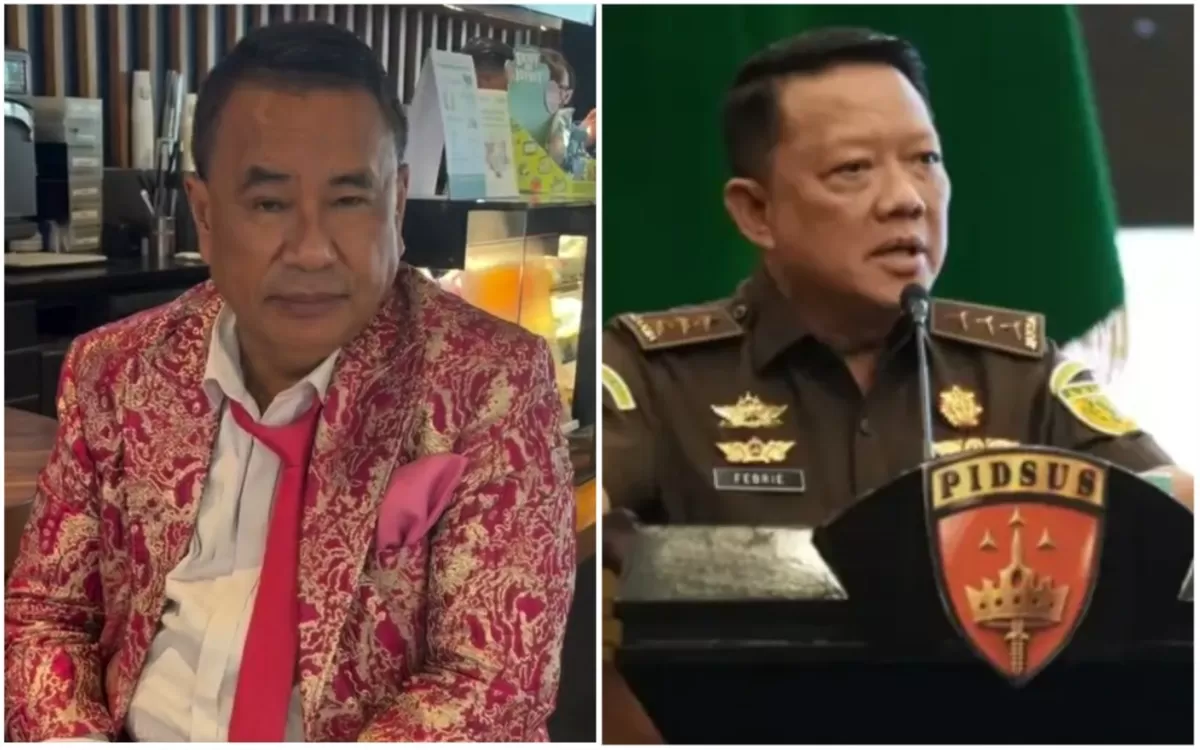 Potret Hotman Paris Hutapea yang menjadi pengacara Febrie Adriansyah, setelah sebelumnya sempat menyindir eks Jampidsus di medsos (Kolase Instagram @hotmanparisofficial dan kejaksaan.go.id)