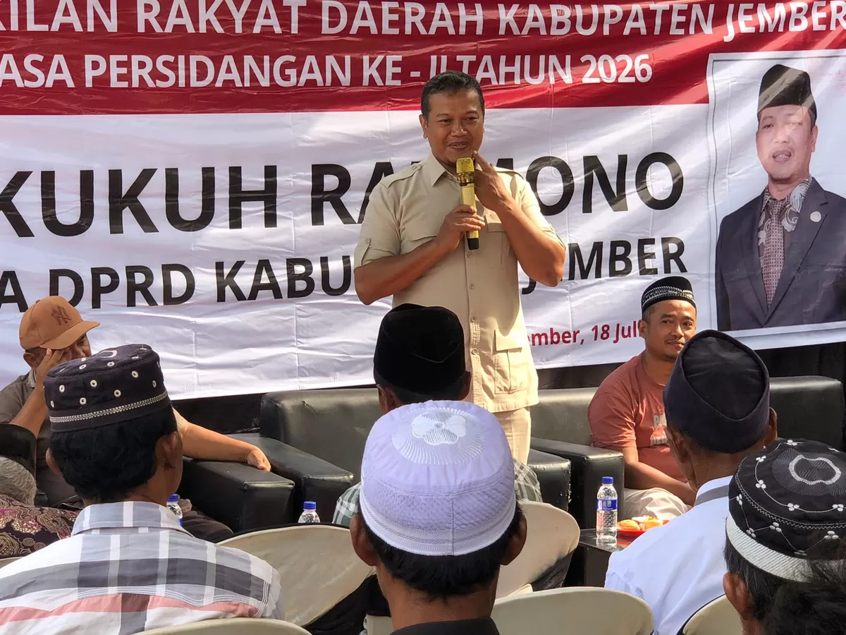 Anggota DPRD Jember Hanan Kukuh Ratmono (Angga Juli Setiawan/SketsaNusantara.id)