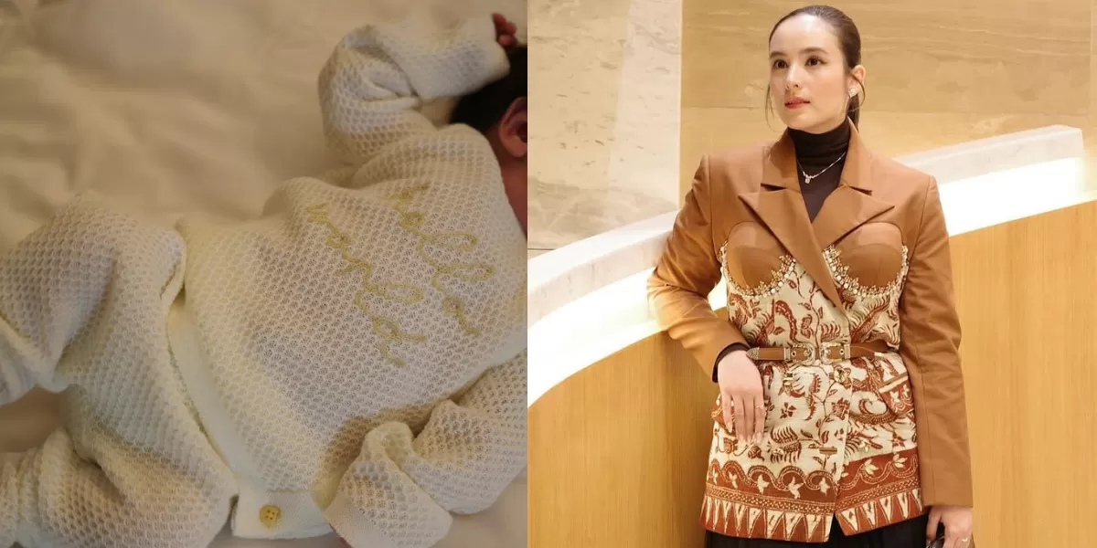 Potret putri pertama Chelsea Islan yang baru saja lahir pada 8 Juli 2026. Namanya unik banget!