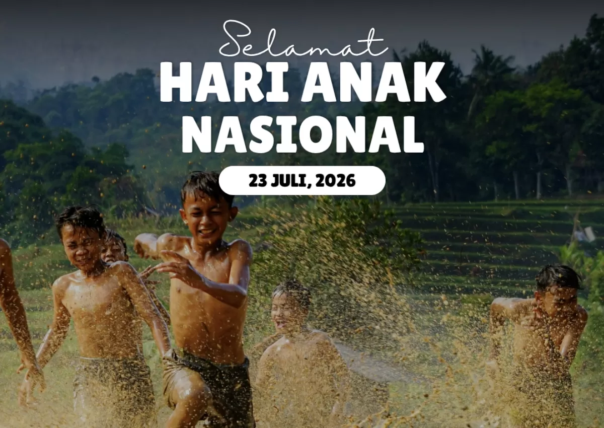 Poster Hari Anak Nasional 2026. (Canva.com/MoonBeams)