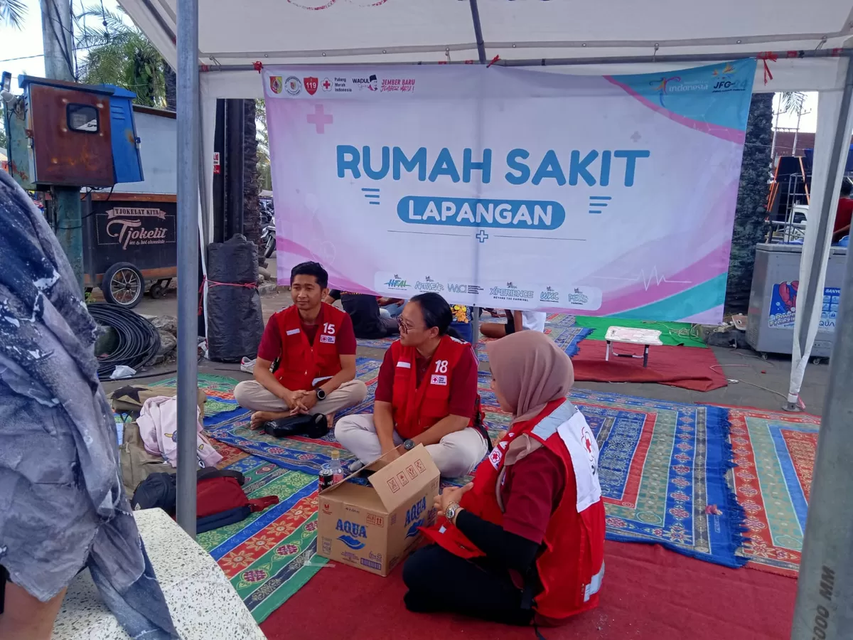 Sukseskan JFC 2026, Tim Kesehatan PMI dan Dinkes Jember Bersinergi Layani Ribuan Pengunjung
