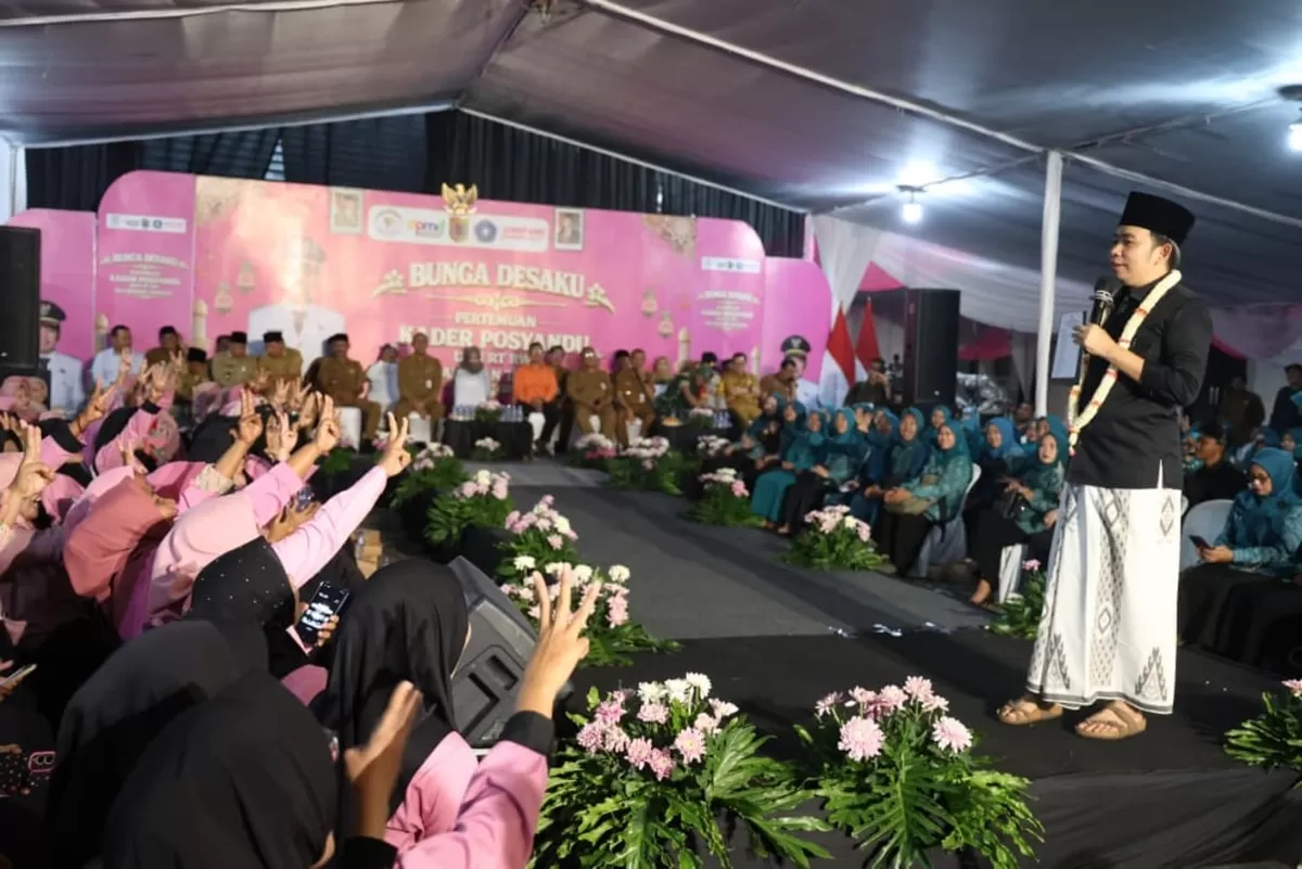 Bupati Jember Gus Fawait saat memberikan paparan. (Dok Diskominfo Jember)