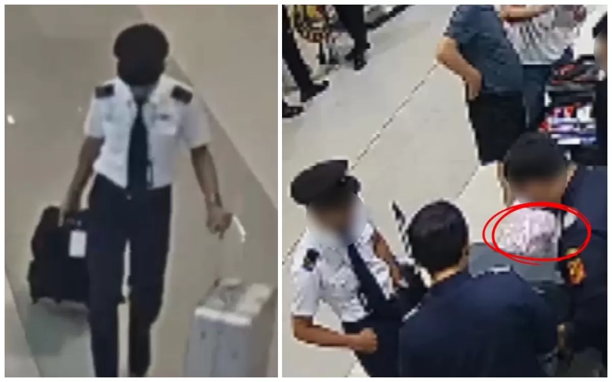 Detik-detik Kopilot Malaysia Airlines ketahuan selundupkan 26 kg narkotika setelah diperiksa petugas Bea Cukai di Bandara Soetta (Instagram/bcseotta)