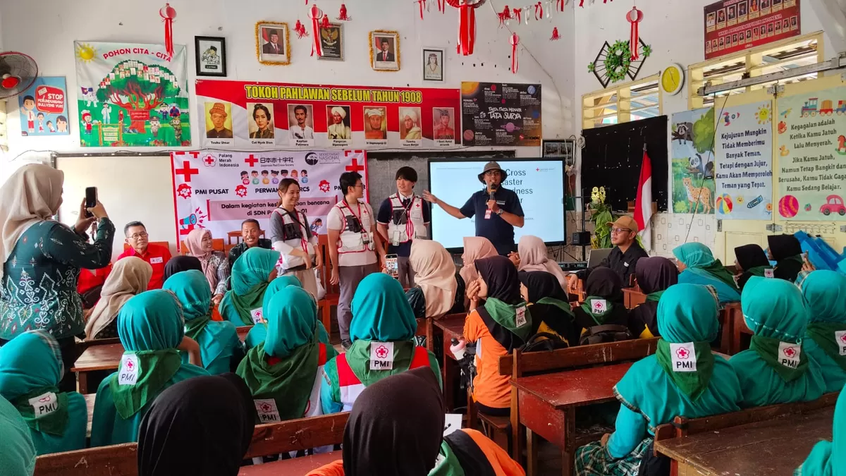 Japan Red Cross Society di SD Negeri Puger Kulon 01, Kecamatan Puger, Kabupaten Jember pada Kamis, 6 Agustus 2026.