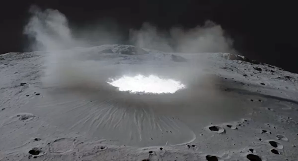 Sempat Tuai Pro Kontra, Penampakan Roket SpaceX Menabrak Bulan Ramai Jadi Sorotan, Ternyata Ini Tujuan dan Dampaknya bagi Bumi (Instagram/echoesofunboundcuriosity)