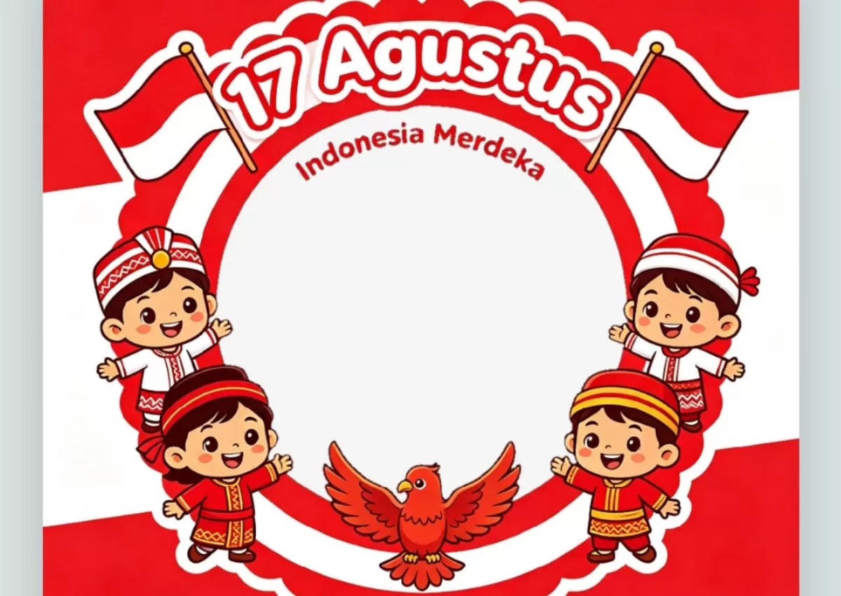Twibbon HUT ke-81 Kemerdekaan Republik Indonesia. (Twibbonize.com/Hape Baru)