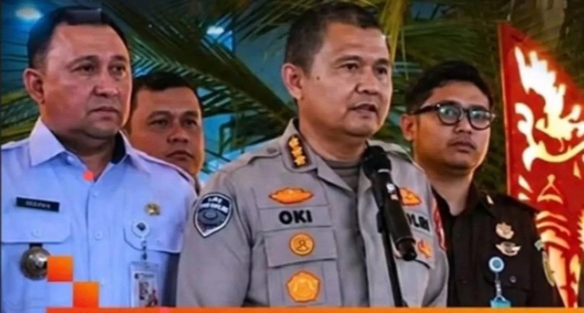 Konferensi pers Polres Meteo Jakarta Utara terkait kasus penistaan agama usai viral challenge hafalan qur'an berhadiah miras Newport (Instagram/info_jabodetabek)