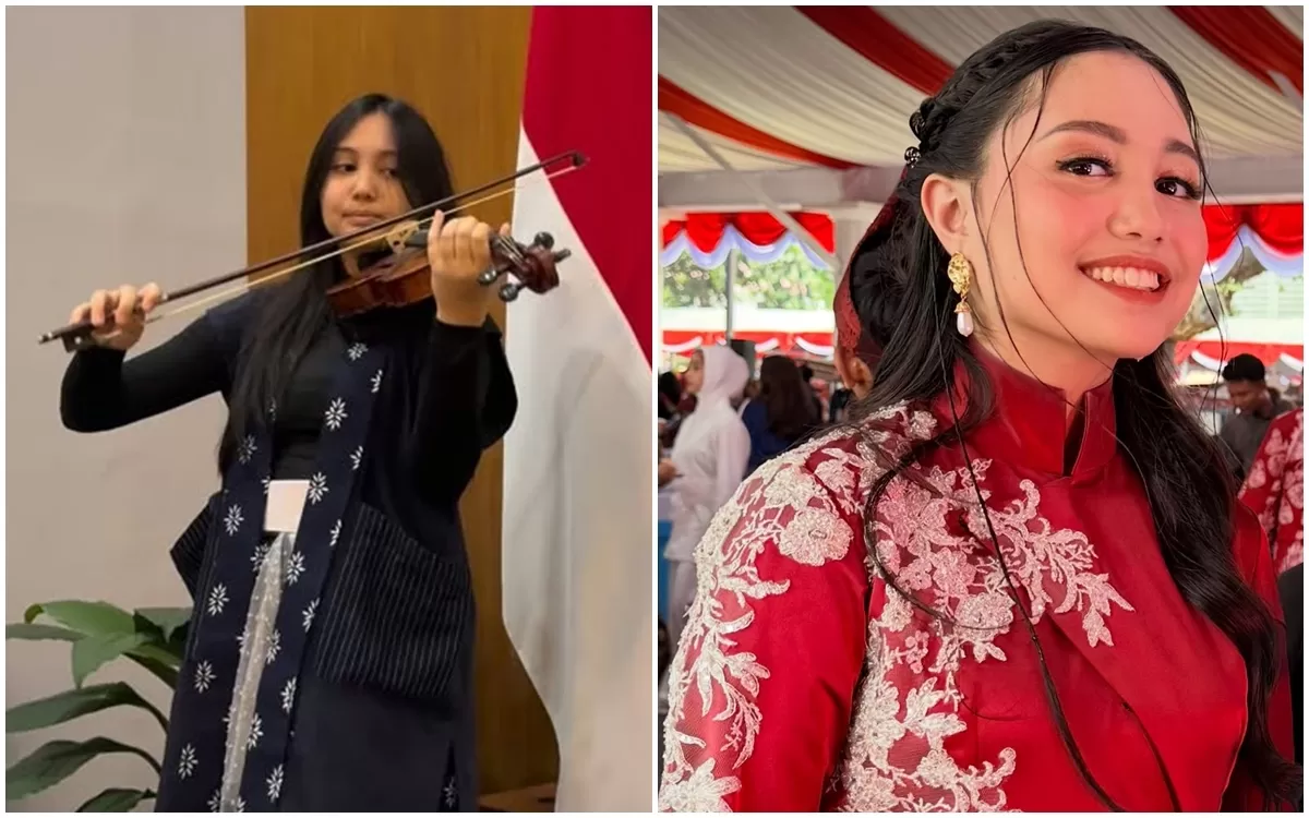 Penampilan Antea Putri Turk yang memukau audiens bawakan lagu karya WR Soepratman  (Instagram/anteaturk)