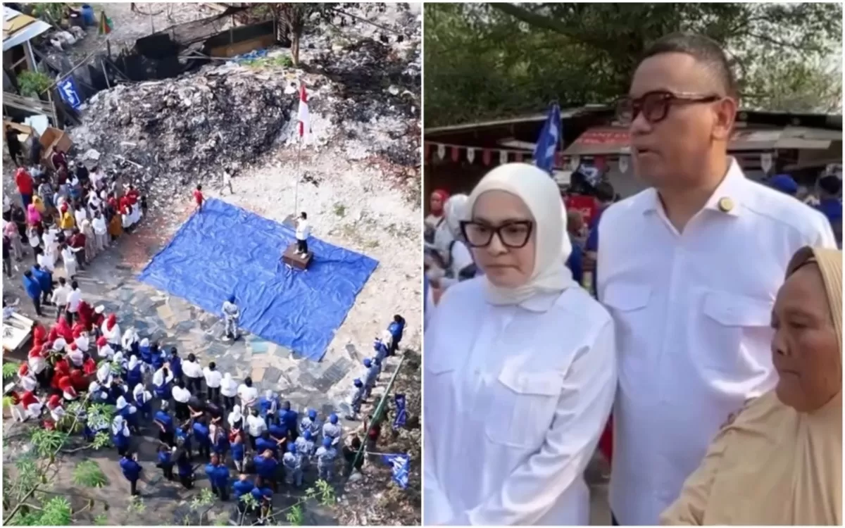 Potret Uya Kuya dan Astrid upacara bersama pemulung hingga gelar pasar murah bersama anggota DPRD Jakarta dari fraksi PAN (Instagram/king_uyakuya)