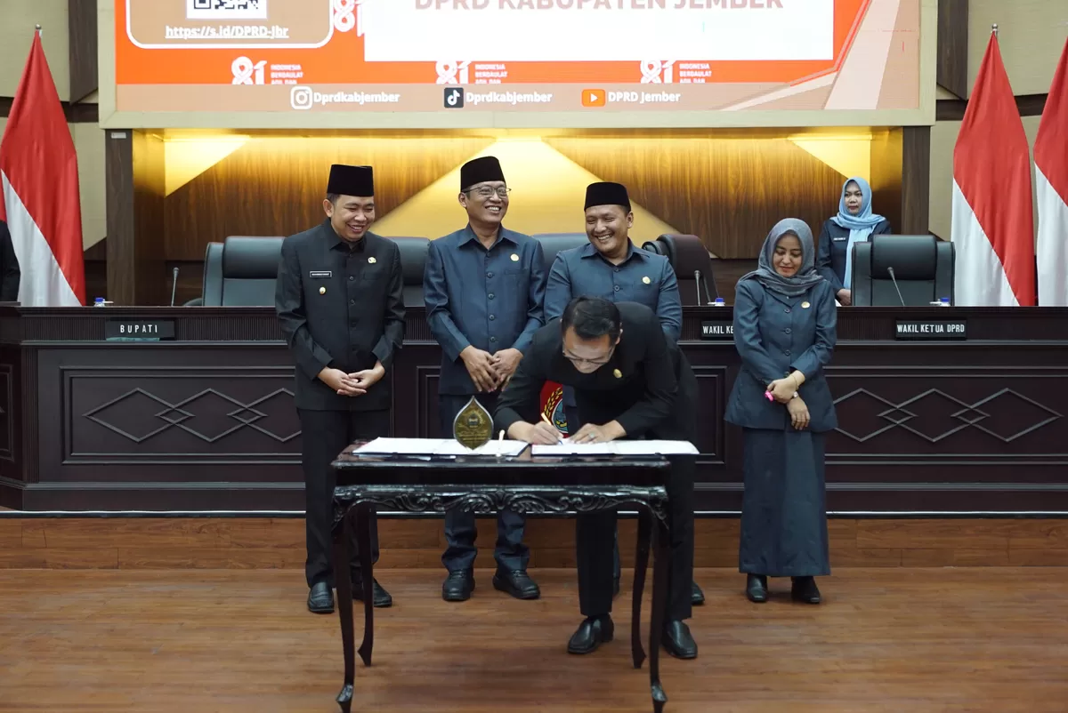 Penandatanganan APBD Perubahan 2026. (Angga Juli Setiawan/SketsaNusantara.id )