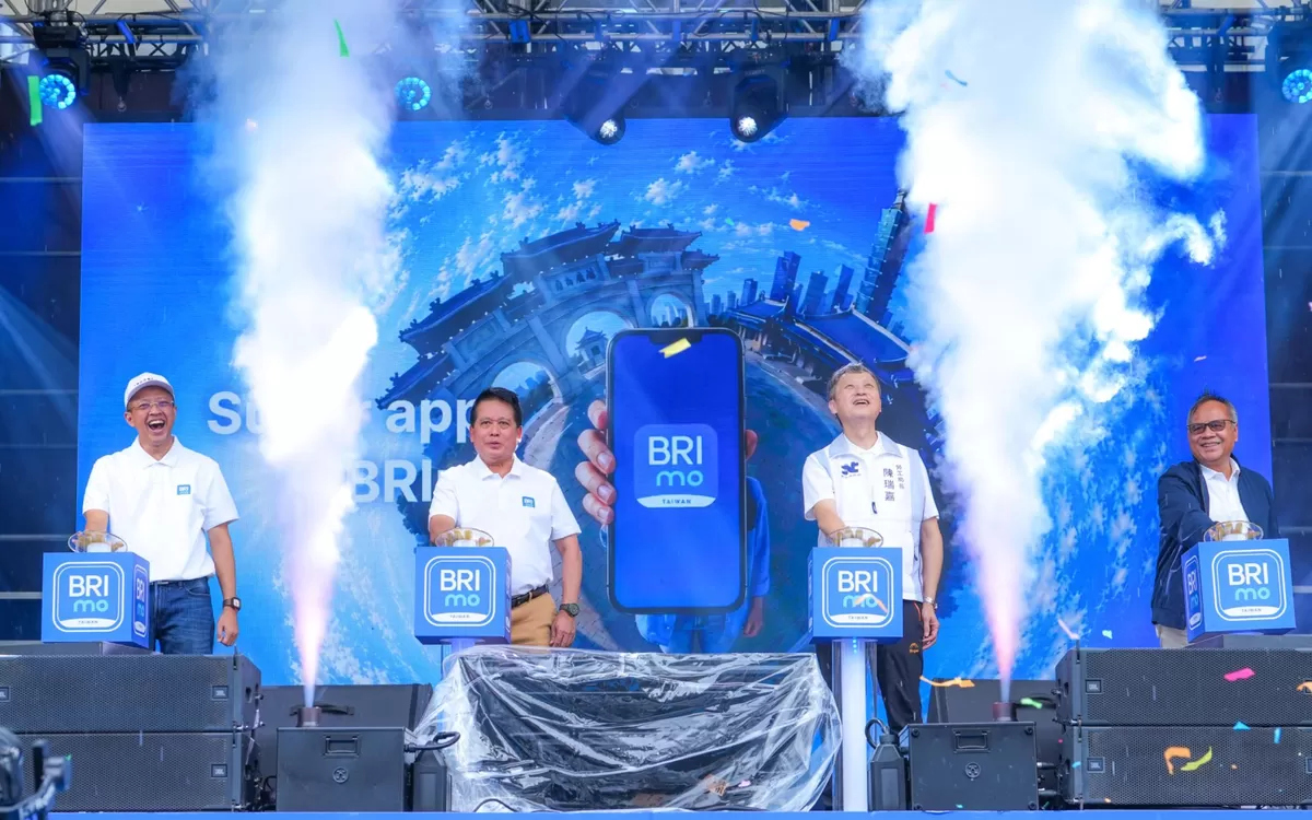 PT Bank Rakyat Indonesia (Persero) Tbk resmi meluncurkan aplikasi perbankan digital BRImo Taiwan di New Taipei City Hall pada Minggu, 23 Agustus 2026.