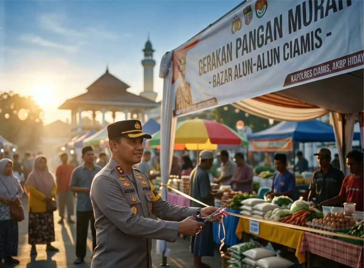 Gerakan Pangan Murah Polres Ciamis (Ist)