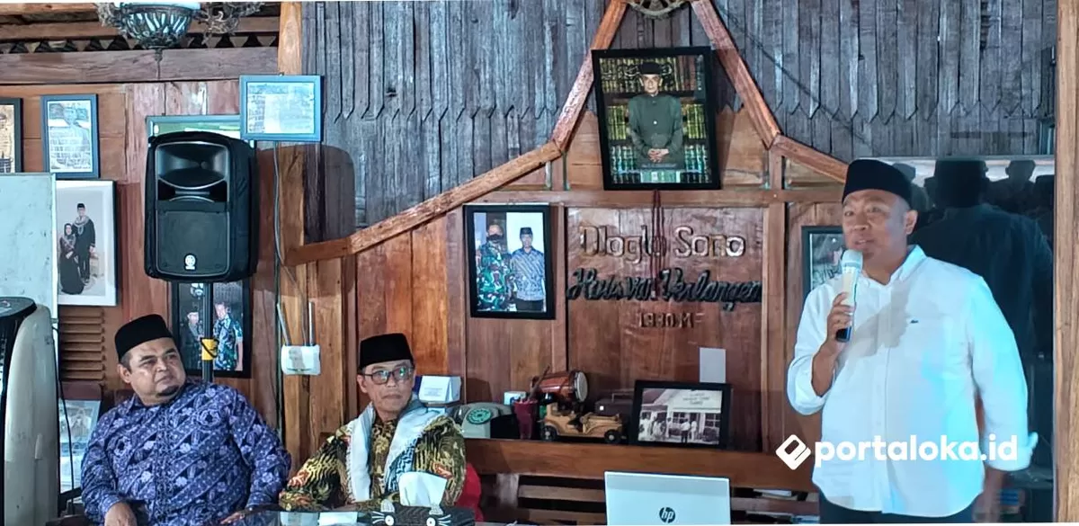 Sekda Ciamis, Andang Firman Triyadi sampaikan pesan mendalam untuk para jurnalis di Pesantren Ramadhan (Portaloka.id/Bang Sufi)