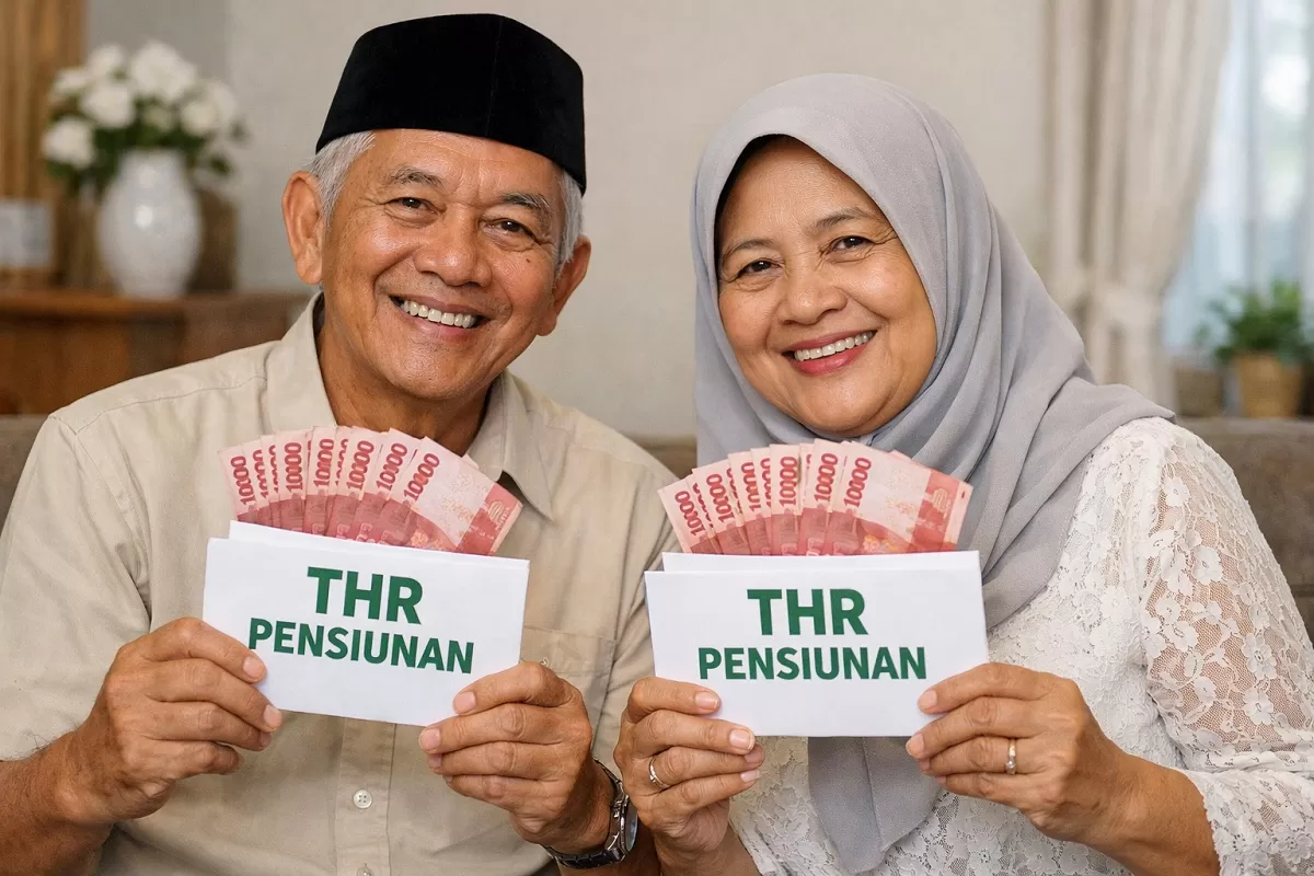 Ilustrasi - Ketentuan dan jadwal pencairan THR pensiunan (Portaloka.id)