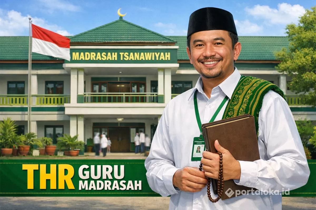 Ilustrasi - Tunjangan hari raya guru madrasah (Portaloka.id)