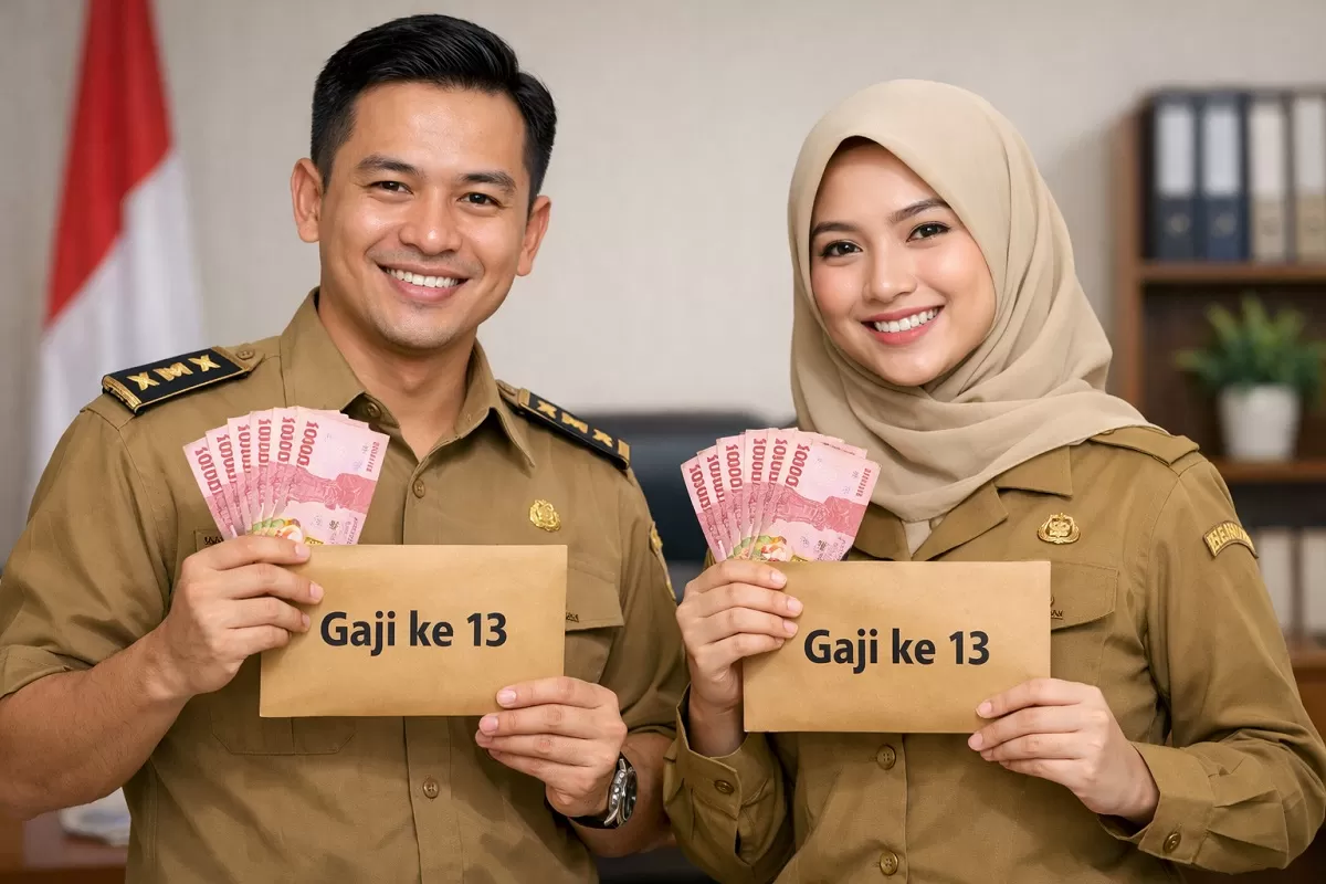 Ilustrasi - Jadwal pencairan gaji ke-13 PNS, PPPK dan pensiunan (Portaloka.id)