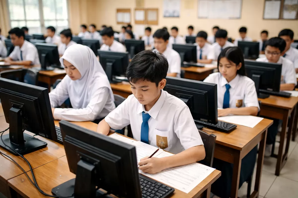 Ilustrasi - Tips hadapi Tes Kemampuan Akademik (TKA) untuk murid SD dan SMP (Portaloka.id)