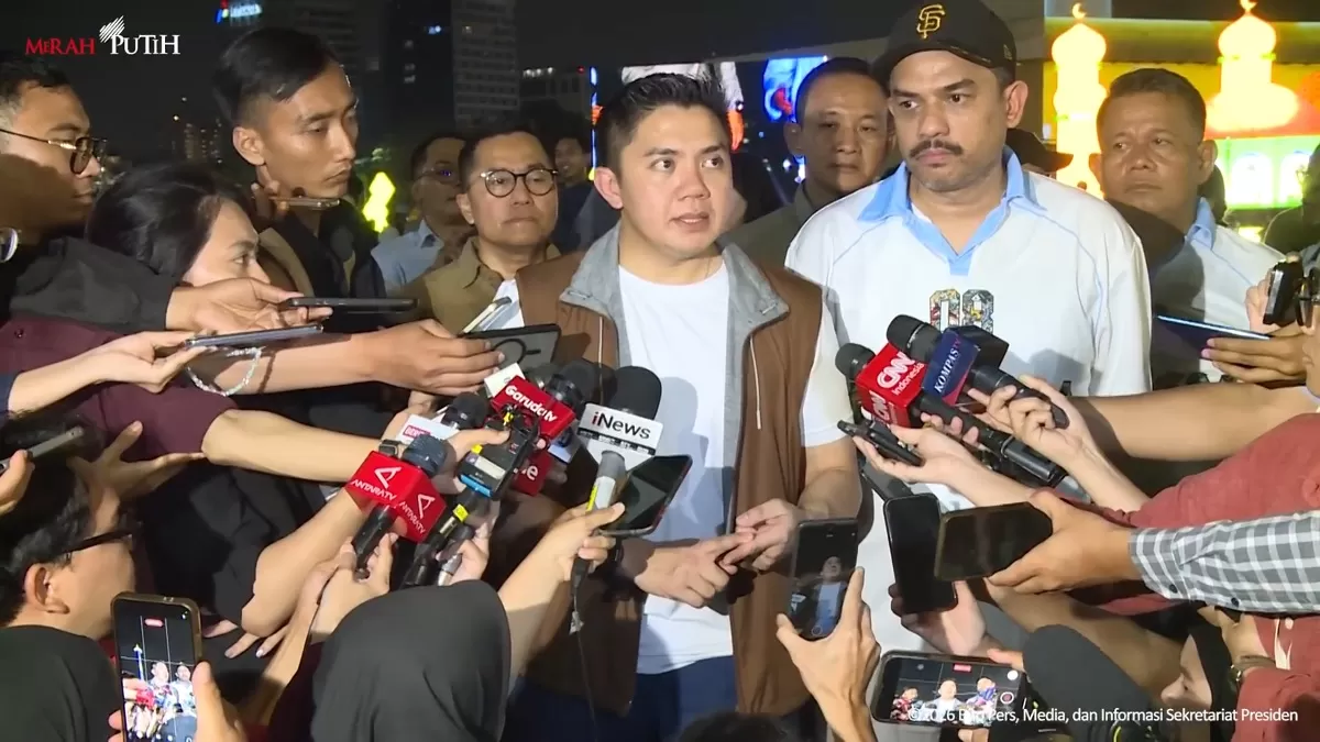 Seskab Teddy hadiri pasar murah di Monas (Ist)