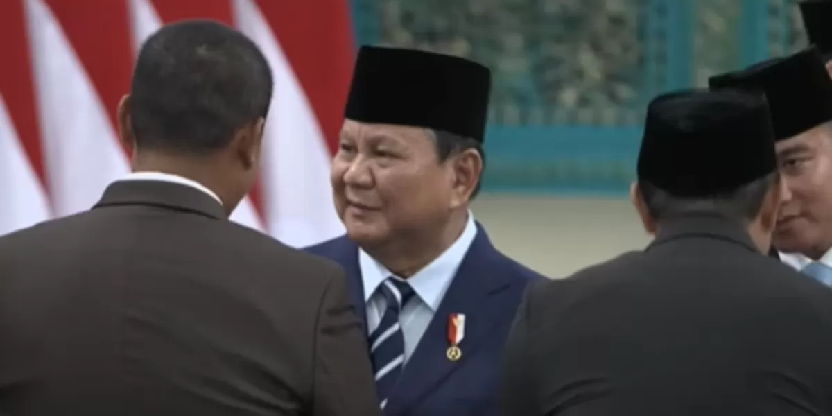 Presiden Prabowo melakukan reshuffle Kabinet Merah Putih, pada Senin, 27 April 2026 (Dok. Sekretariat Presiden)
