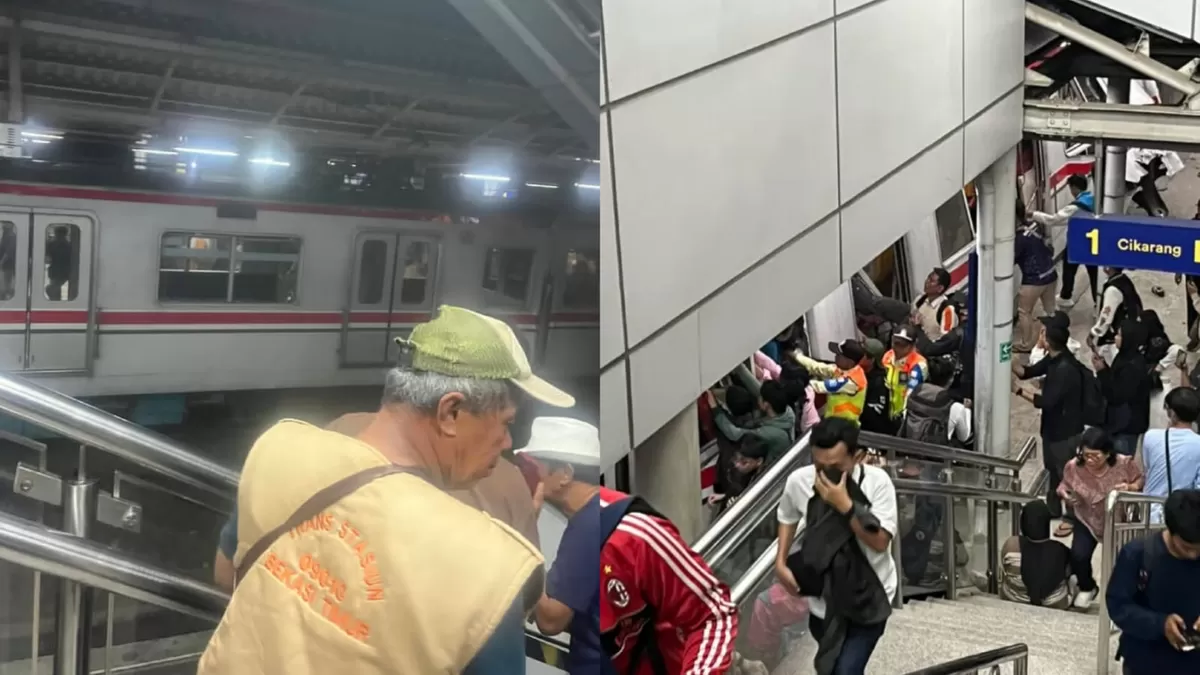 Cerita penumpang KRL saat detik-detik insiden kecelakaan dengan KAJJ Argo Bromo Anggrek di Stasiun Bekasi. (Threads/raradaniia - evanleonardus)