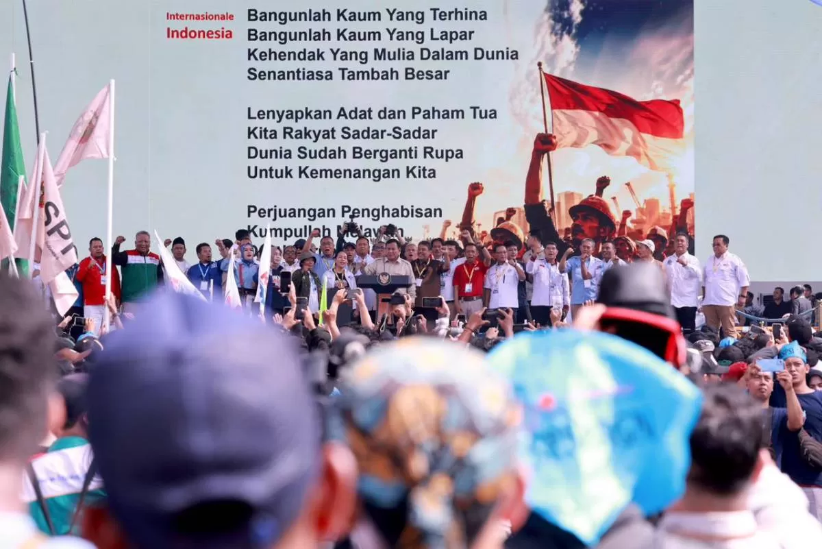Peringatan Hari Buruh Internasional atau May Day di Monas, Jakarta, 1 Mei 2026 (Ist)