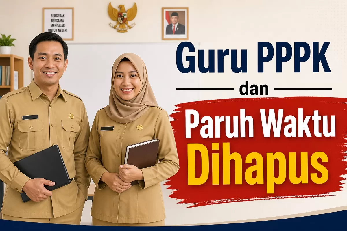 Ilustrasi - DPR Usul skema guru PPPK dan guru PPPK Paruh Waktu dihapus (Portaloka.id)
