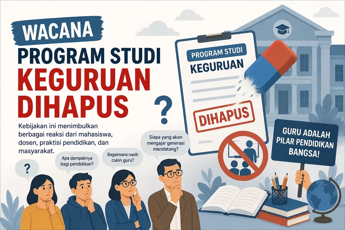 Ilustrasi - Respons DPR terkait wacana penghapusan Prodi Keguruan (Portaloka.id)