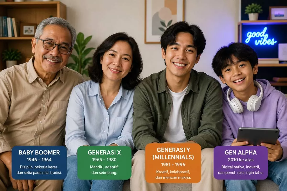 Ilustrasi - Klasifikasi generasi berdasarkan tahun kelahiran, salah satunya Gen Z (Portaloka.id)