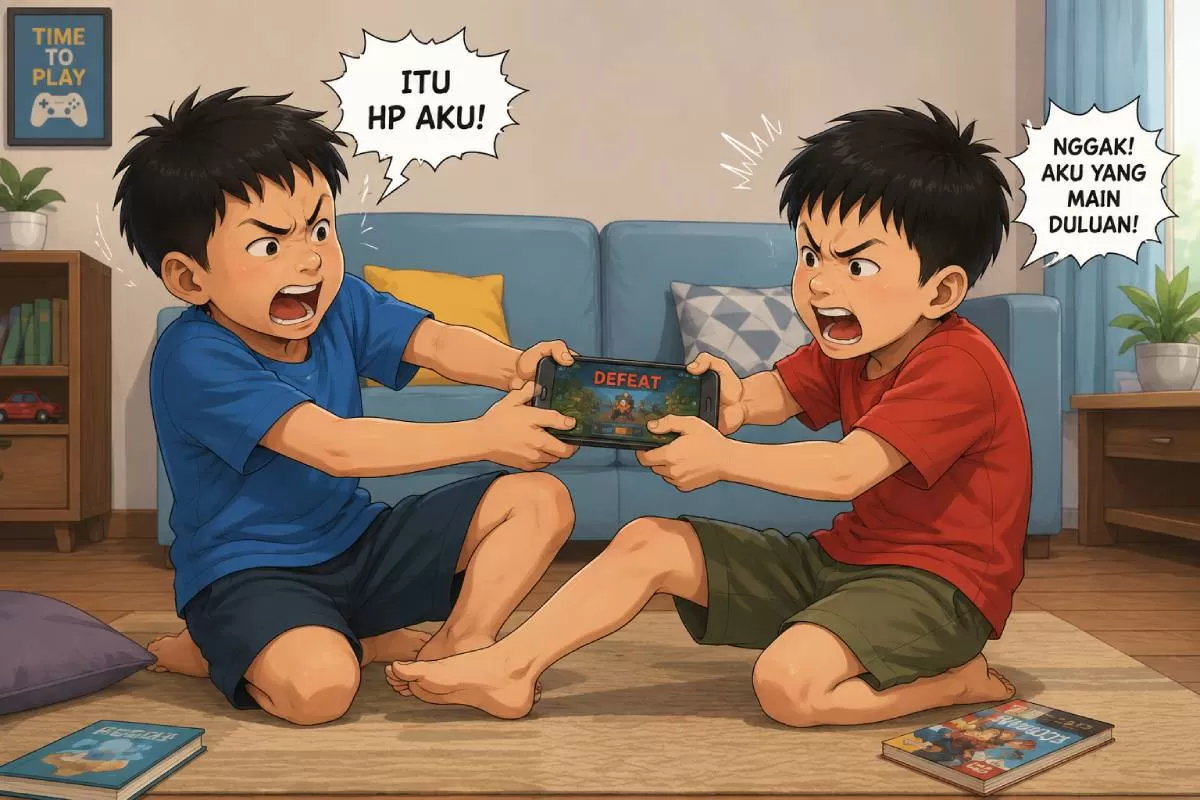 Ilustrasi - Siswa SMP dipukul temannya gegara game di Singkawang, Kalbar (AI ChatGPT - Portaloka.id)