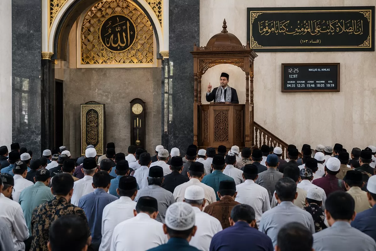 Ilustrasi - Naskah khutbah Idul Adha 1447 H/2026 M dari Kemenag (AI ChatGPT - Portaloka.id)