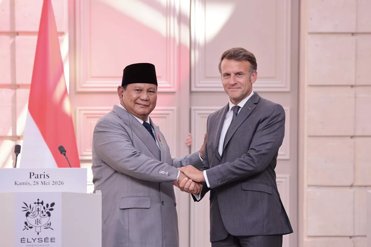 Pertemuan bilateral Presiden Prabowo dengan Presiden Macron (Ist)
