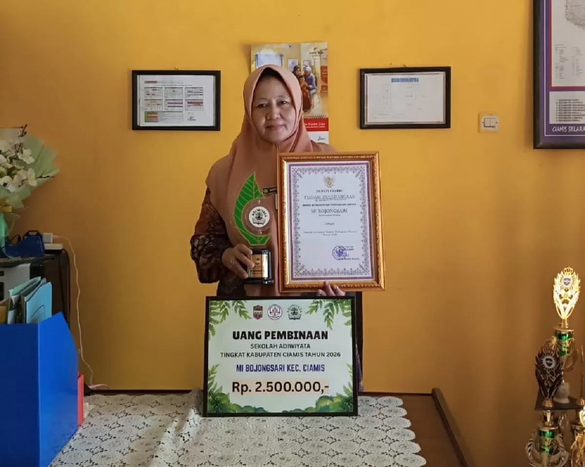 MI Bojongsari raih penghargaan Sekolah Adiwiyata Kabupaten Ciamis 2026 (Ist)