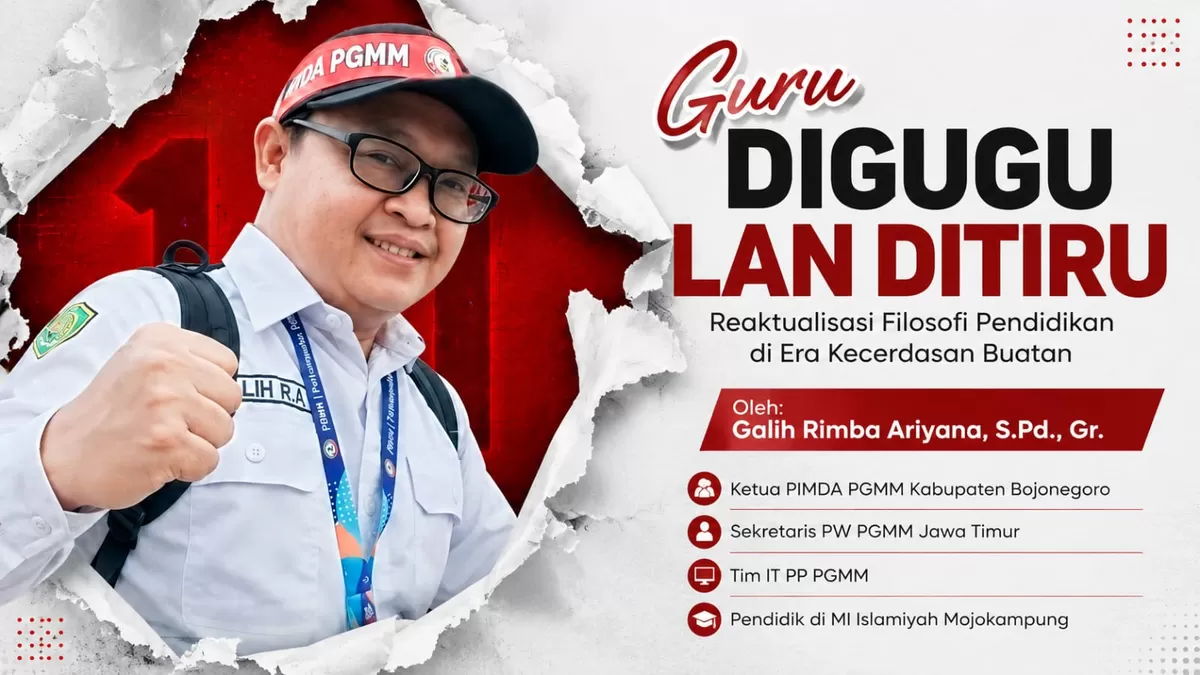 Konsep Guru Digugu lan Ditiru di era Artificial Intelligence (AI) (Ist)