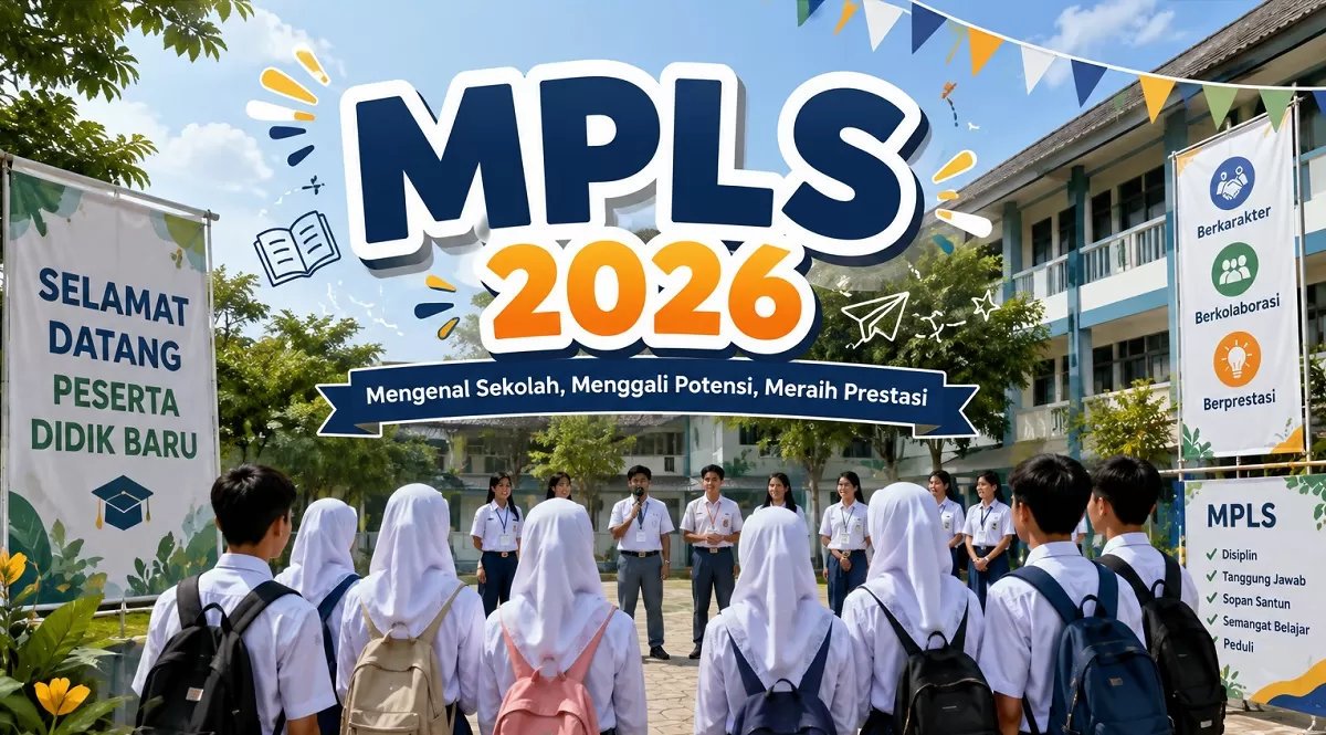 Ilsutrasi - Aturan terbaru MPLS 2026 resmi dari Kemendikdasmen (AI ChatGPT - Portaloka.id)