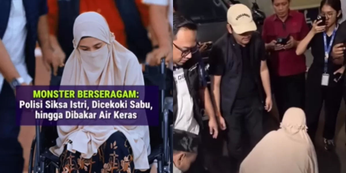 Menyoroti kasus penganiayaan yang diduga dialami seorang istri anggota polisi di Jawa Tengah, korban alami trauma berat usai 2 tahun bungkam.  (Instagram.com/@trendisosmed - @fakta.indo)