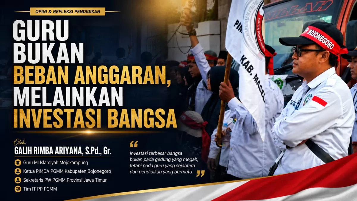 Menyoroti kebijakan anggaran yang tidak berpihak pada guru (Ist)