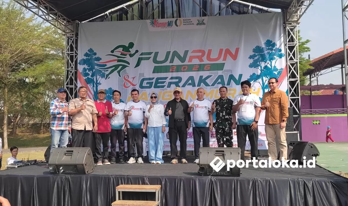 PD Muhammadiyah Ciamis Gelar Funrun dan Gerakan Pangan Murah, Warga Serbu Gerai Sembako (Portaloka.id/Arman)
