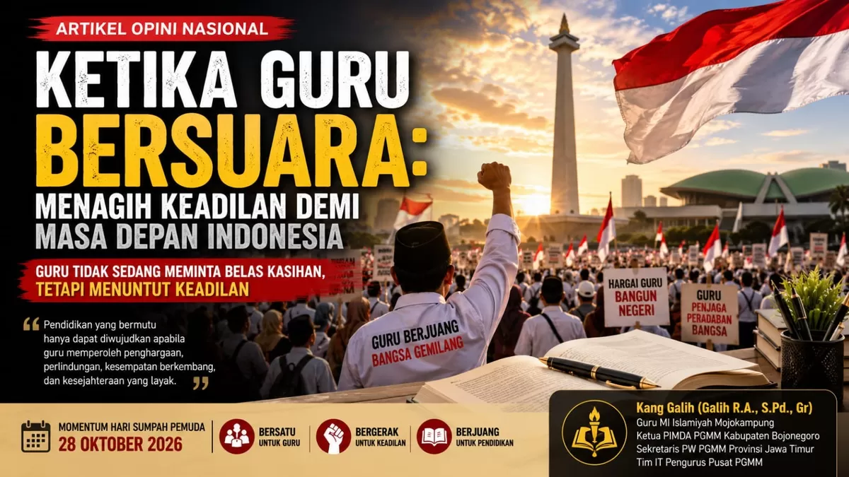 Ketika guru menagih keadilan demi masa depan bangsa (Ist)