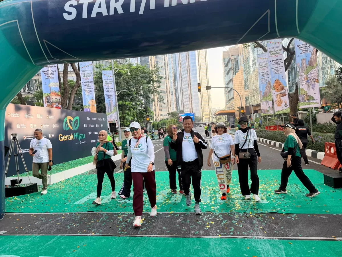 Masyarakat mengikuti Gerak Hijau 2026 di CFD Sudirman, Jakarta, Minggu (26/7) (Dok. Istimewa)