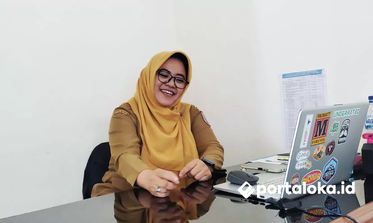 Kepala UPTD Perbibitan Ternak dan Perbenihan Ikan Disnakan Kabupaten Ciamis, Selly Haerani (Portaloka.id/Arman)
